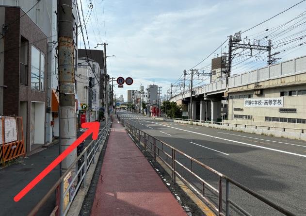 西九条駅からかすが整骨院のルート案内写真7