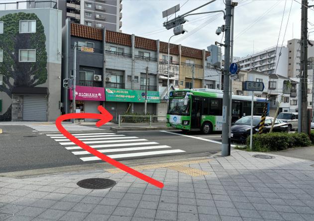 伝法駅からかすが整骨院のルート案内写真3